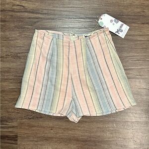 Show Me Your MuMu Sawyer Shirts In Pastel Multistfipe. Size XS
